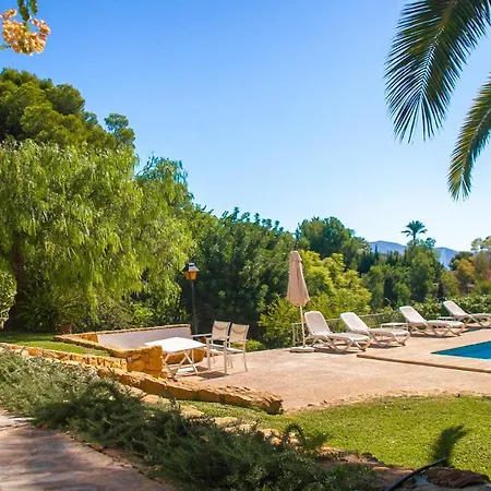 Villa Altozano With Pool, Barbeque, Large Garden, And Fantastic Sea Views Benidorm Exterior foto